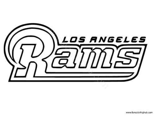Los Angeles Rams coloring pages Los Angeles Rams coloring pages