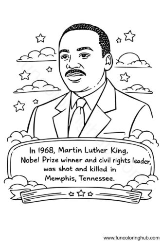 Martin Luther King jr coloring pages