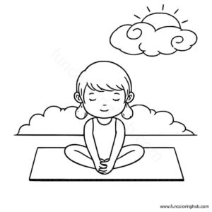 Outdoors coloring page Outdoors coloring page