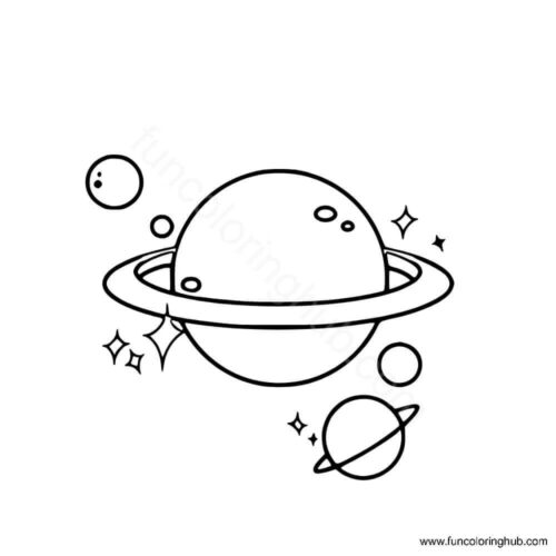 Planet coloring pages for kids Planet coloring pages for kids