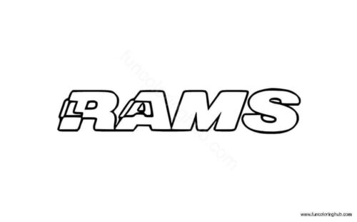Rams coloring pages printable Rams coloring pages printable