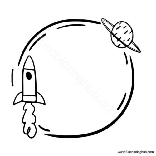 Rocket reaching the planet Rocket reaching the planet