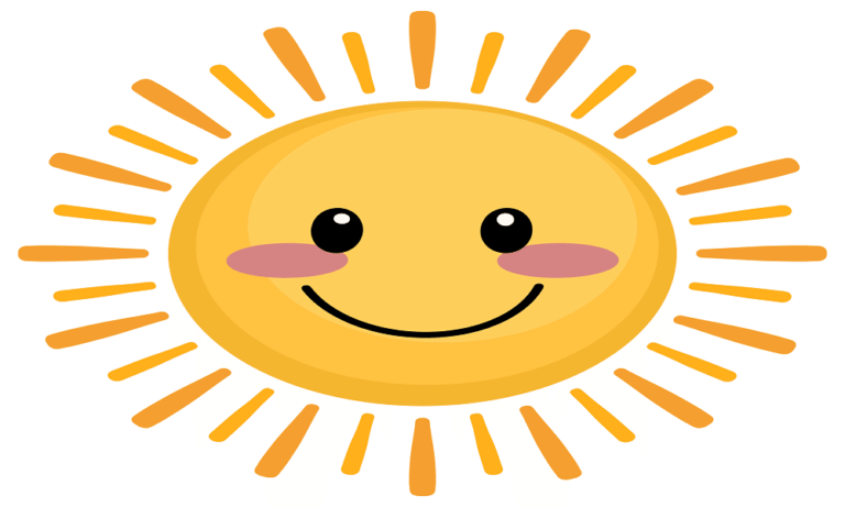 Sun coloring pages for kids