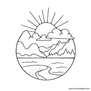 Sun coloring pictures printable Sun coloring pictures printable