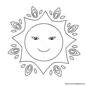 Sun goddess coloring page Sun goddess coloring page