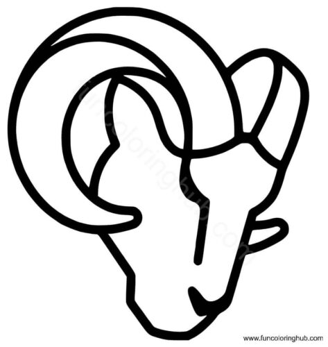 The Rams coloring pages The Rams coloring pages