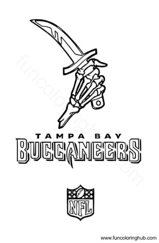 Bucs coloring pages printable