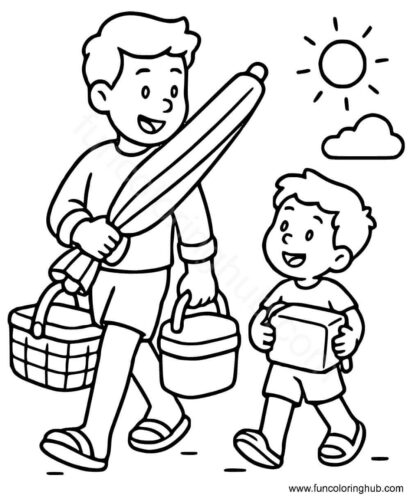 Dad Coloring Pages To Print Dad Coloring Pages To Print