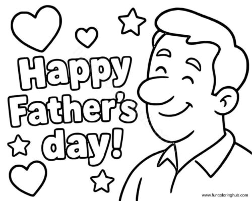 Fathers Day Coloring Pages Printable Fathers Day Coloring Pages Printable