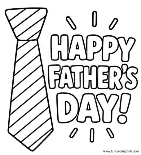 Happy Fathers Day Coloring Sheets Happy Fathers Day Coloring Sheets