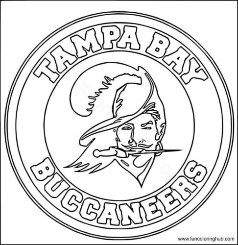 Tampa Bay Buccaneers Logo coloring page