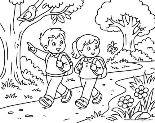 Cute Summer Coloring Pages Cute Summer Coloring Pages