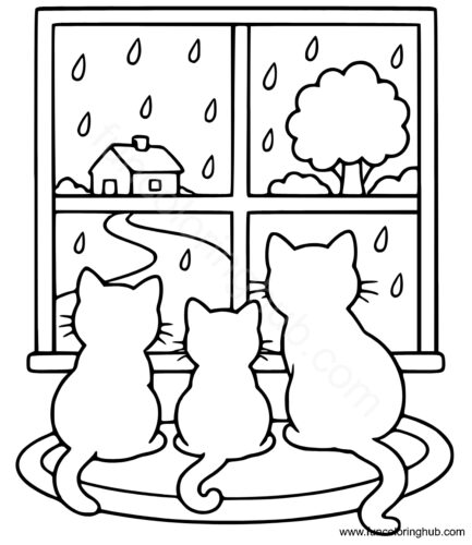Free Printable Rainy Day Coloring Pages Free Printable Rainy Day Coloring Pages