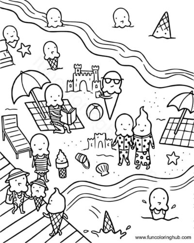 Ice Cream Coloring Pages Ice Cream Coloring Pages