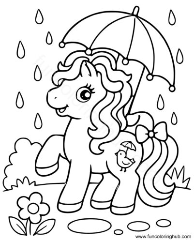 My Little Pony Rainy Season Coloring Pages My Little Pony Rainy Season Coloring Pages