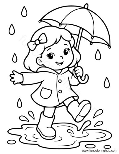 Rainy Day Coloring Pages For Toddlers Rainy Day Coloring Pages For Toddlers
