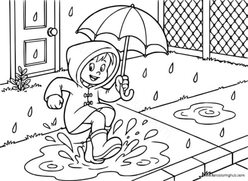 Rainy Day Coloring Printables Rainy Day Coloring Printables