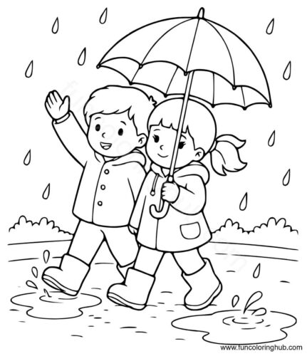 Rainy Day Coloring Sheets Free Rainy Day Coloring Sheets Free