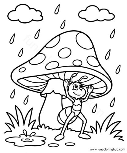 Rainy Day Coloring Sheets To Print Rainy Day Coloring Sheets To Print