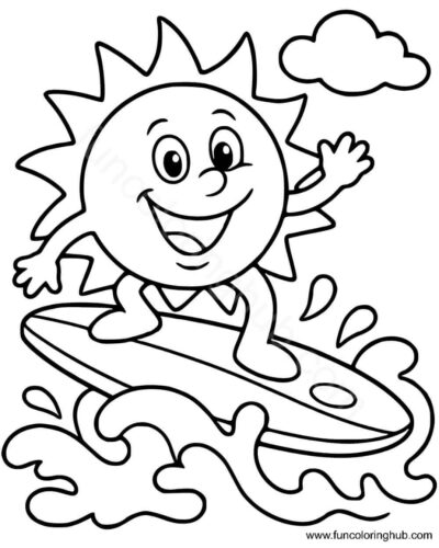 Summer Coloring Pages For Preschoolers Summer Coloring Pages For Preschoolers