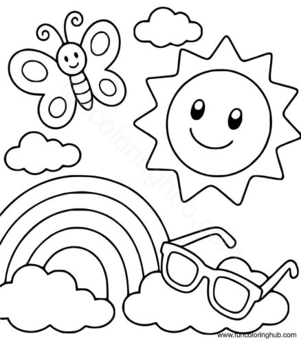 Summer Coloring Pages For Toddlers Summer Coloring Pages For Toddlers