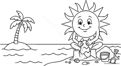 Summer Coloring Sheets Summer Coloring Sheets
