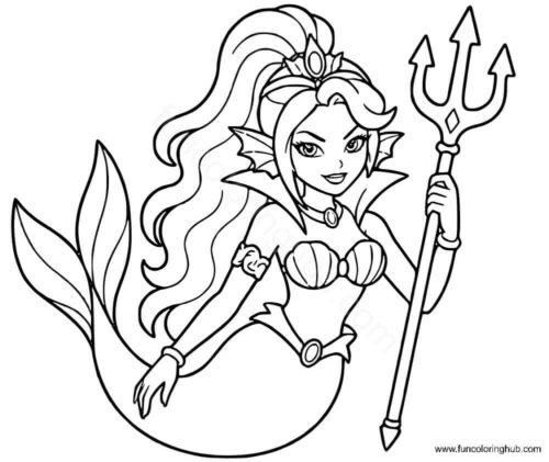 A Terrifying Mermaid