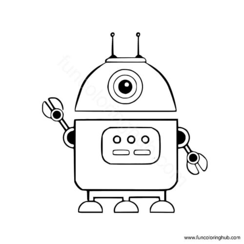Bot coloring page