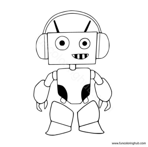 Bots coloring picture