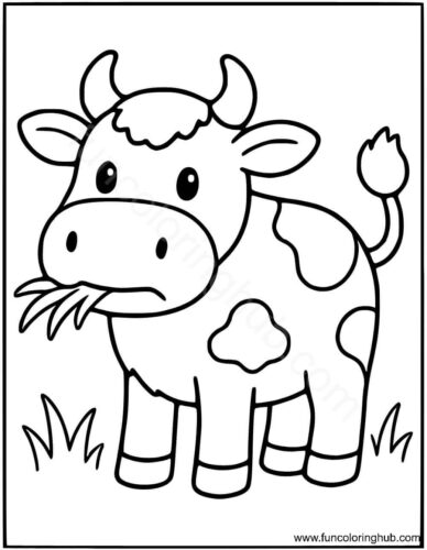 Coloring Pages of Farm Animals