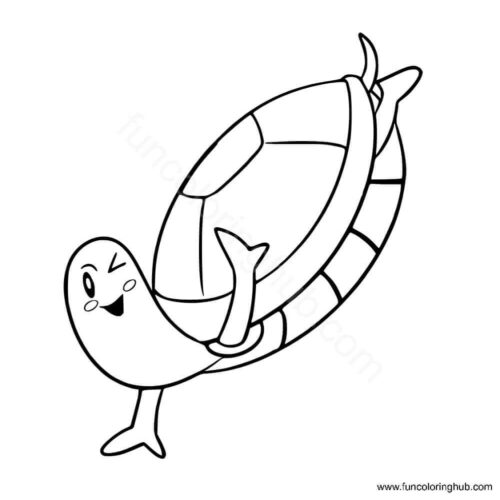 Cute turtle coloring pages Cute turtle coloring pages