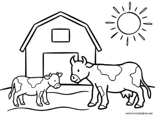 Farm Coloring Pages Printable