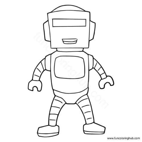 Man dressed as a robot