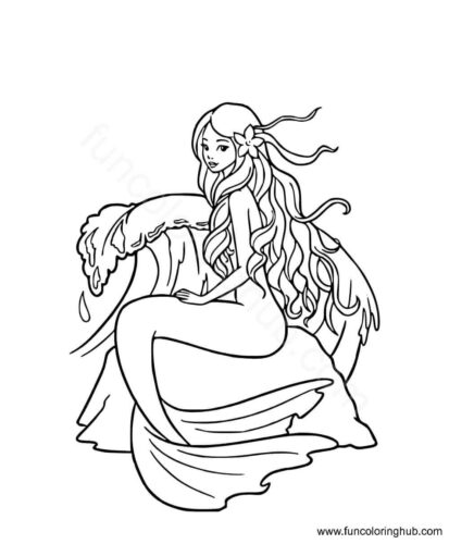 Mermaid In A Deep Thought
