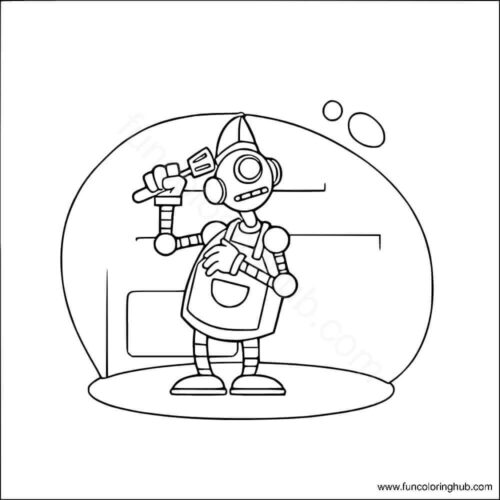 Robot looks confused