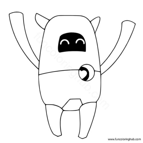 Robot picture to color