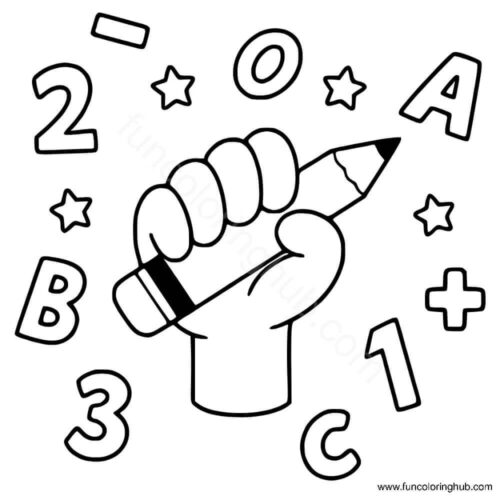 School coloring pages for kids School coloring pages for kids