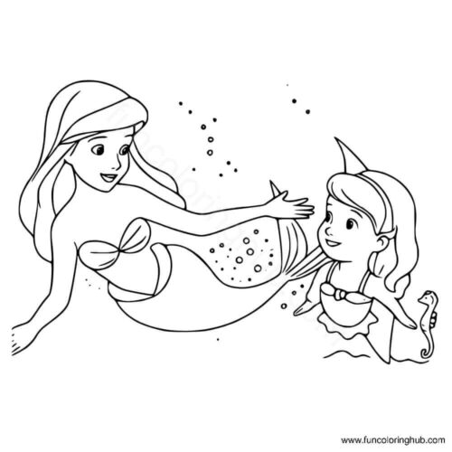 Sophia The First Mermaid coloring page