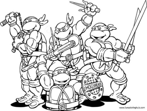 Teenage Mutant Ninja Turtles coloring page Teenage Mutant Ninja Turtles coloring page