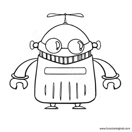 Trash can robot