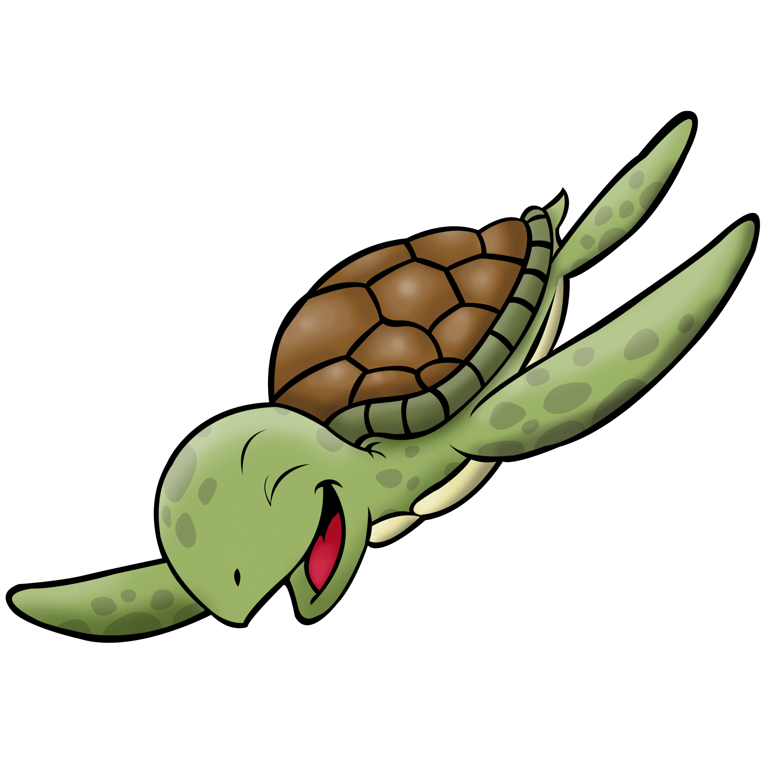 Turtle coloring pages for kids
