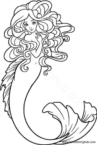 Winx Mermaid coloring page