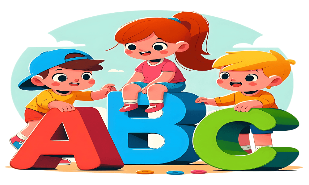 Alphabets coloring pages for kids