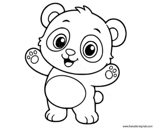 Baby Panda Coloring Page Baby Panda Coloring Page