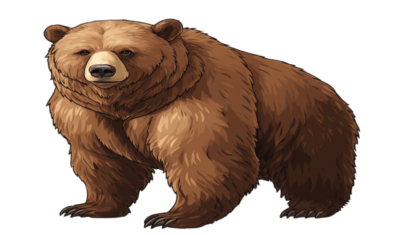 Bear coloring pages for kids