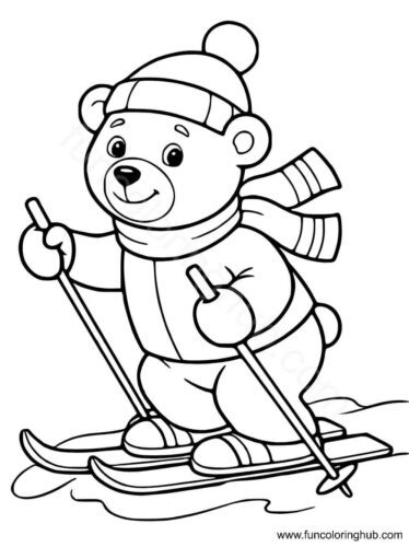 Bear colouring pages Bear colouring pages