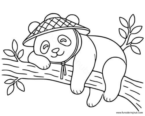 Coloring Pages Of Panda Coloring Pages Of Panda