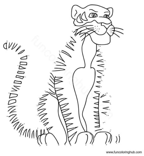 Connect the Dots Tiger Activity Sheets Connect the Dots Tiger Activity Sheets