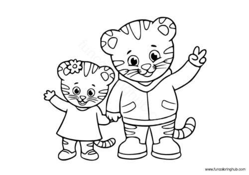 Daniel Tiger coloring pages Daniel Tiger coloring pages