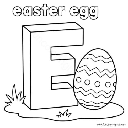 E is for Easter eggs E is for Easter eggs